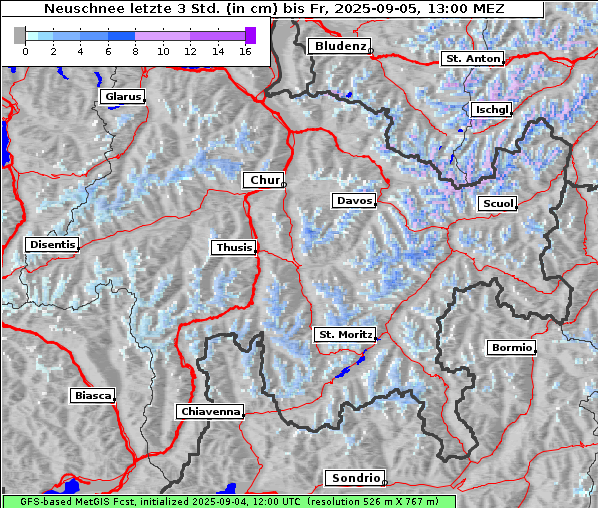 Neuschnee, 5. 9. 2025
