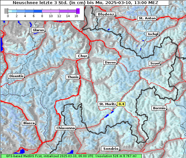 Neuschnee, 10. 3. 2025