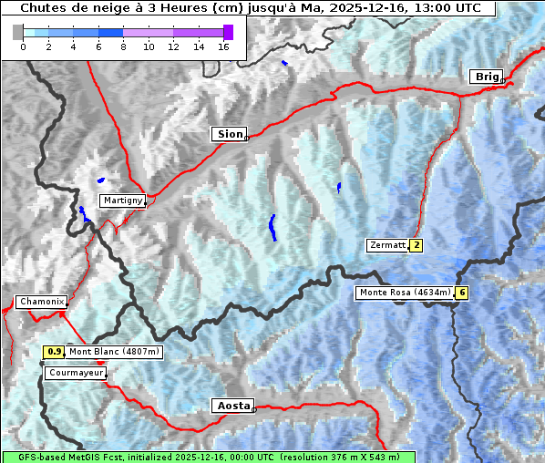 Neuschnee, 16. 12. 2025