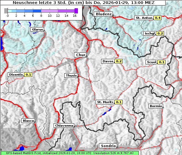Neuschnee, 29. 1. 2026
