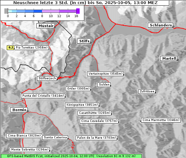 Neuschnee, 5. 10. 2025