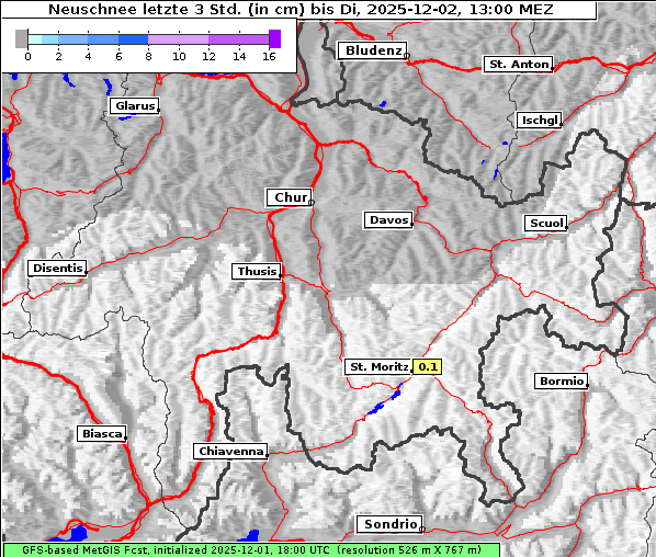 Neuschnee, 2. 12. 2025