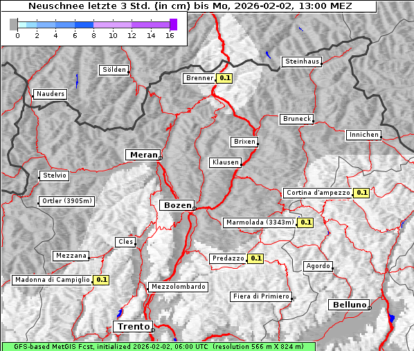 Neuschnee, 2. 2. 2026
