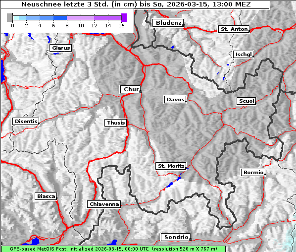 Neuschnee, 15. 3. 2026