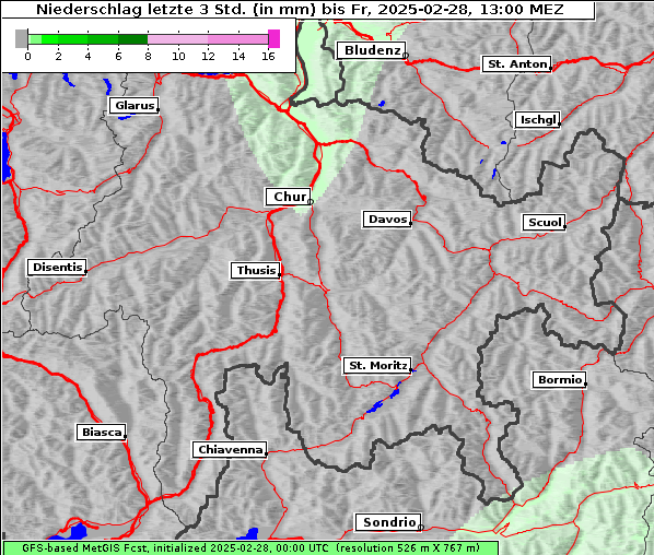 Niederschlag, 28. 2. 2025