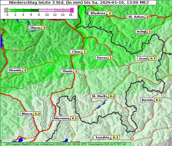 Niederschlag, 10. 1. 2026
