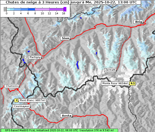 Neuschnee, 22. 10. 2025