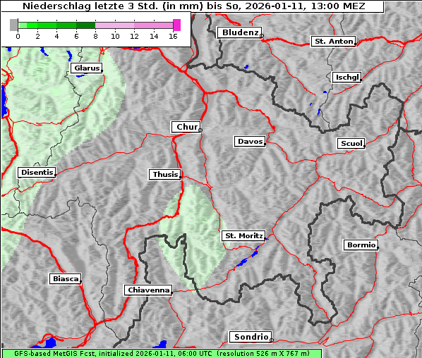 Niederschlag, 11. 1. 2026