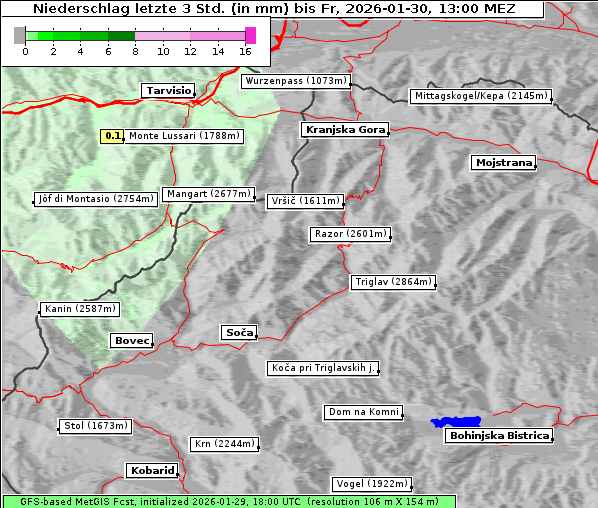Niederschlag, 30. 1. 2026