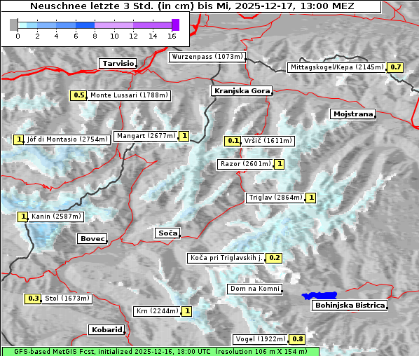 Neuschnee, 17. 12. 2025