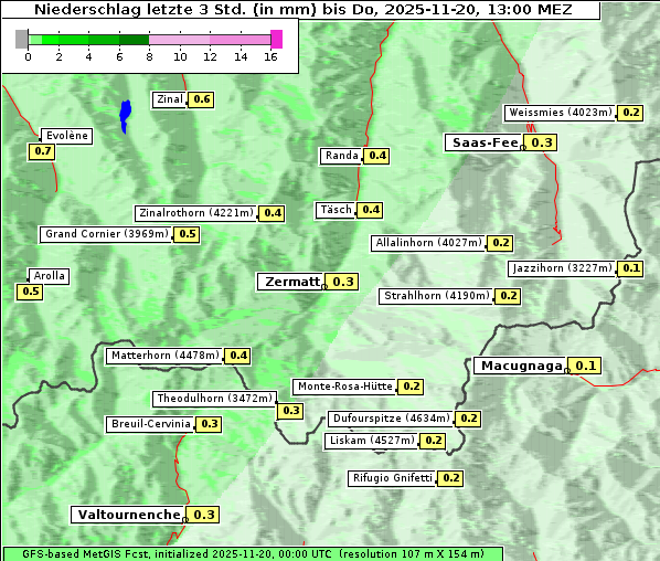 Niederschlag, 20. 11. 2025