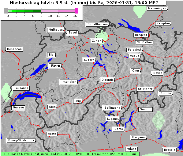 Niederschlag, 31. 1. 2026