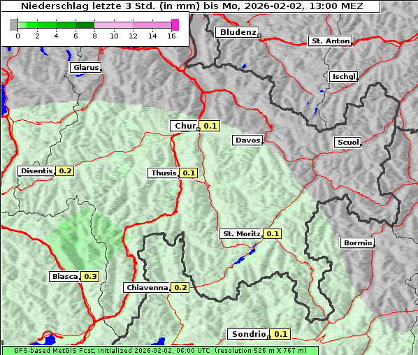 Niederschlag, 2. 2. 2026
