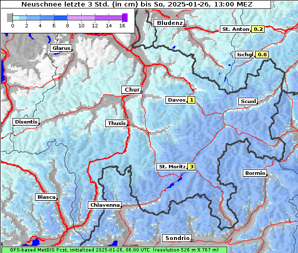 Neuschnee, 26. 1. 2025