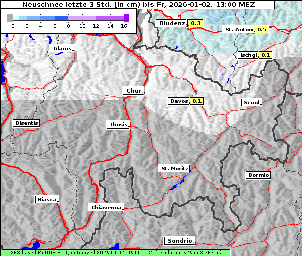 Neuschnee, 2. 1. 2026