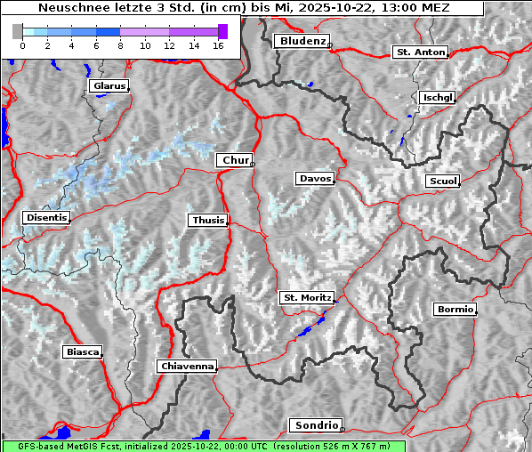 Neuschnee, 22. 10. 2025