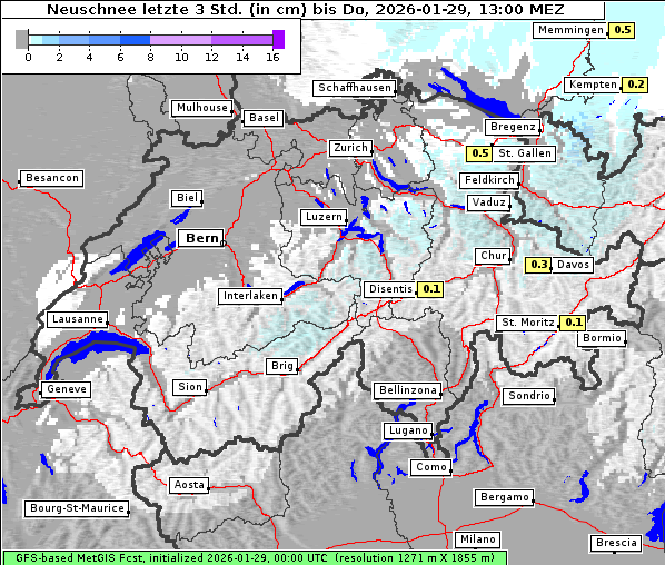 Neuschnee, 29. 1. 2026