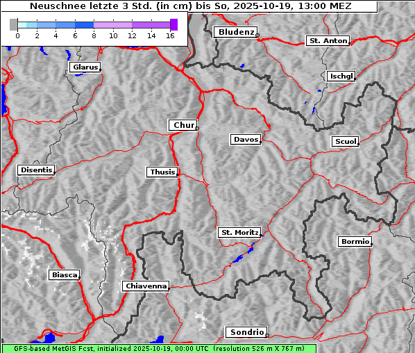 Neuschnee, 19. 10. 2025
