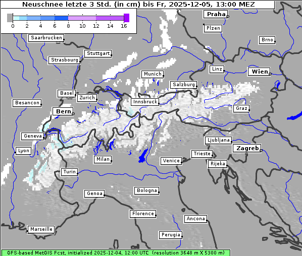 Neuschnee, 5. 12. 2025