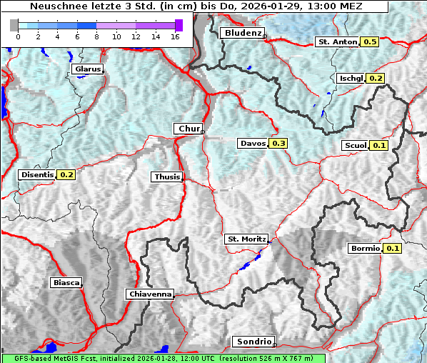 Neuschnee, 29. 1. 2026