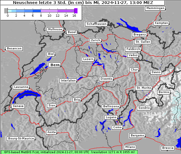 Neuschnee, 27. 11. 2024