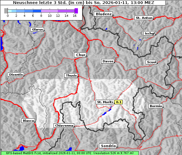 Neuschnee, 11. 1. 2026