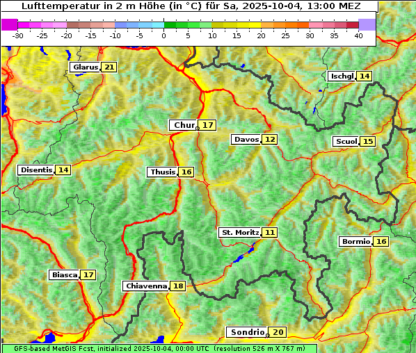 Temperatur, 4. 10. 2025
