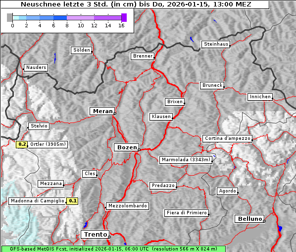 Neuschnee, 15. 1. 2026
