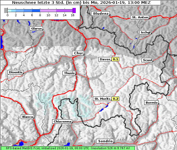 Neuschnee, 19. 1. 2026