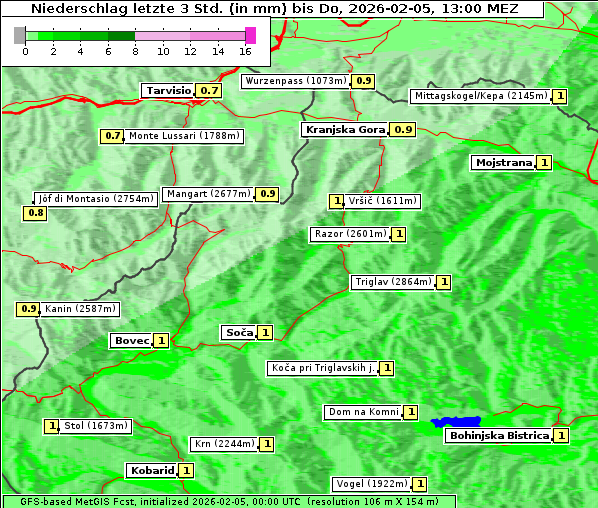 Niederschlag, 5. 2. 2026