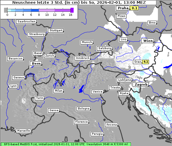 Neuschnee, 1. 2. 2026