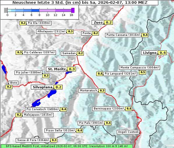 Neuschnee, 7. 2. 2026