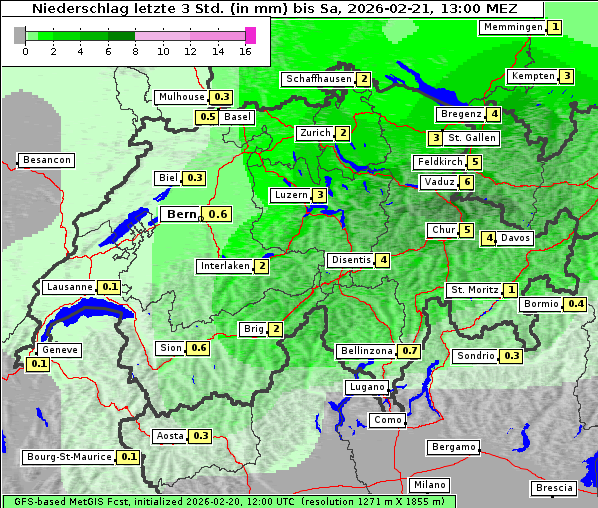 Niederschlag, 21. 2. 2026