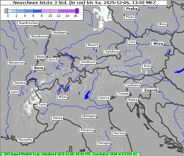 Neuschnee, 6. 12. 2025