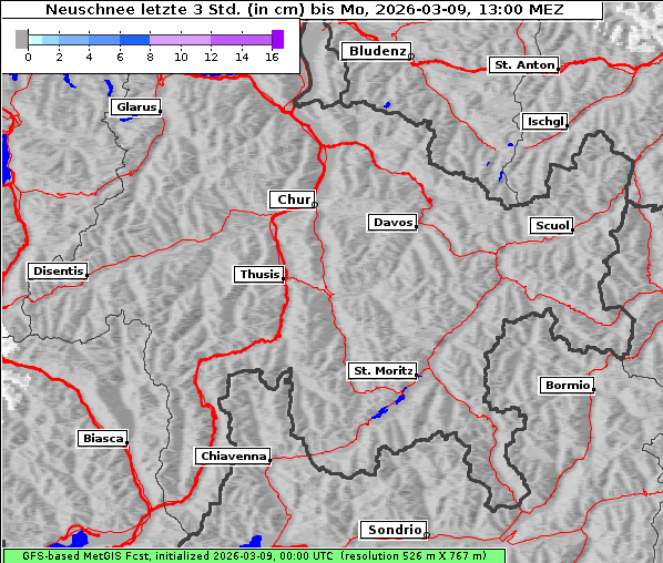 Neuschnee, 9. 3. 2026