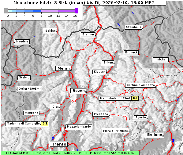 Neuschnee, 10. 2. 2026