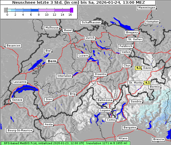 Neuschnee, 24. 1. 2026