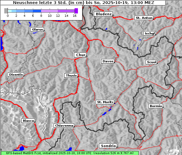 Neuschnee, 19. 10. 2025