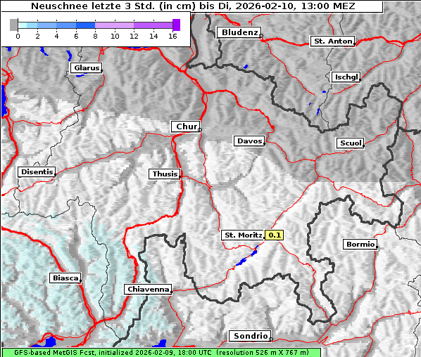 Neuschnee, 10. 2. 2026