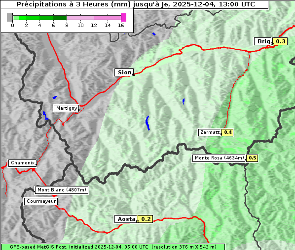 Niederschlag, 4. 12. 2025