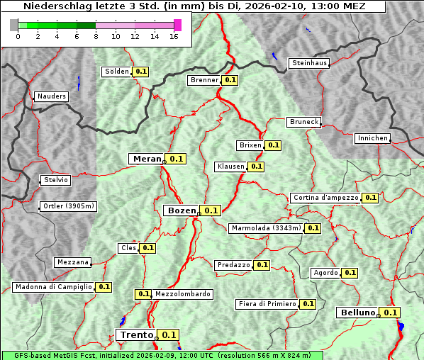 Niederschlag, 10. 2. 2026