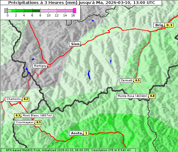 Niederschlag, 10. 3. 2026