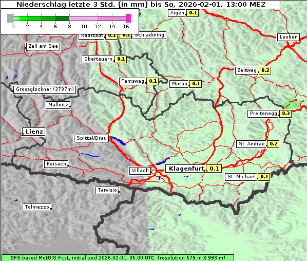 Niederschlag, 1. 2. 2026