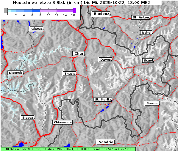 Neuschnee, 22. 10. 2025