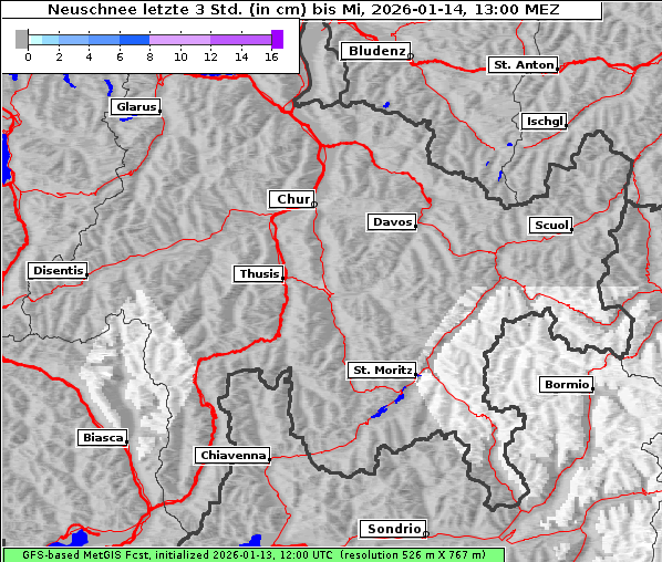Neuschnee, 14. 1. 2026