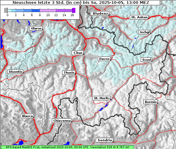 Neuschnee, 5. 10. 2025