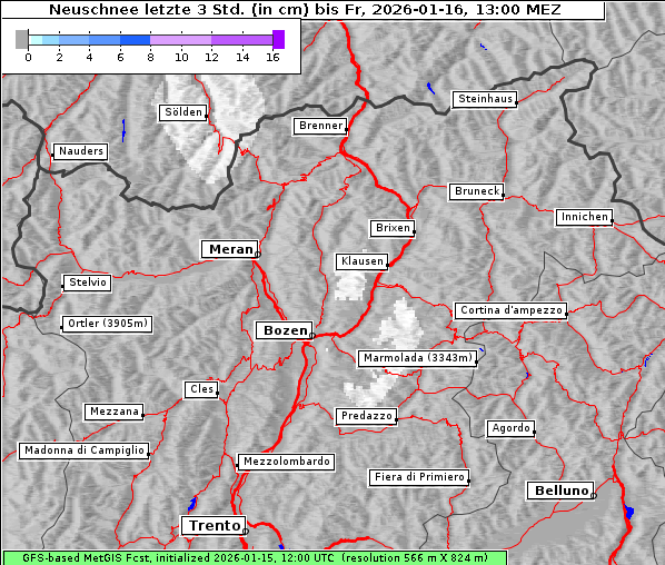 Neuschnee, 16. 1. 2026
