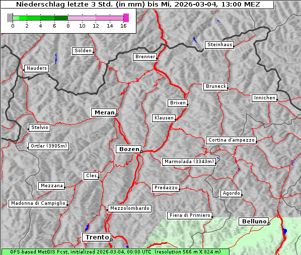 Niederschlag, 4. 3. 2026