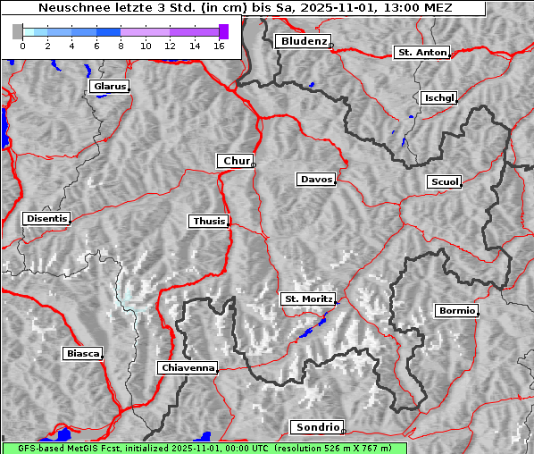Neuschnee, 1. 11. 2025
