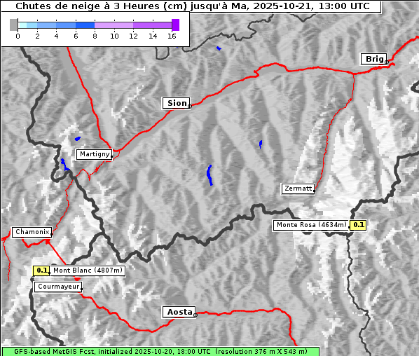 Neuschnee, 21. 10. 2025